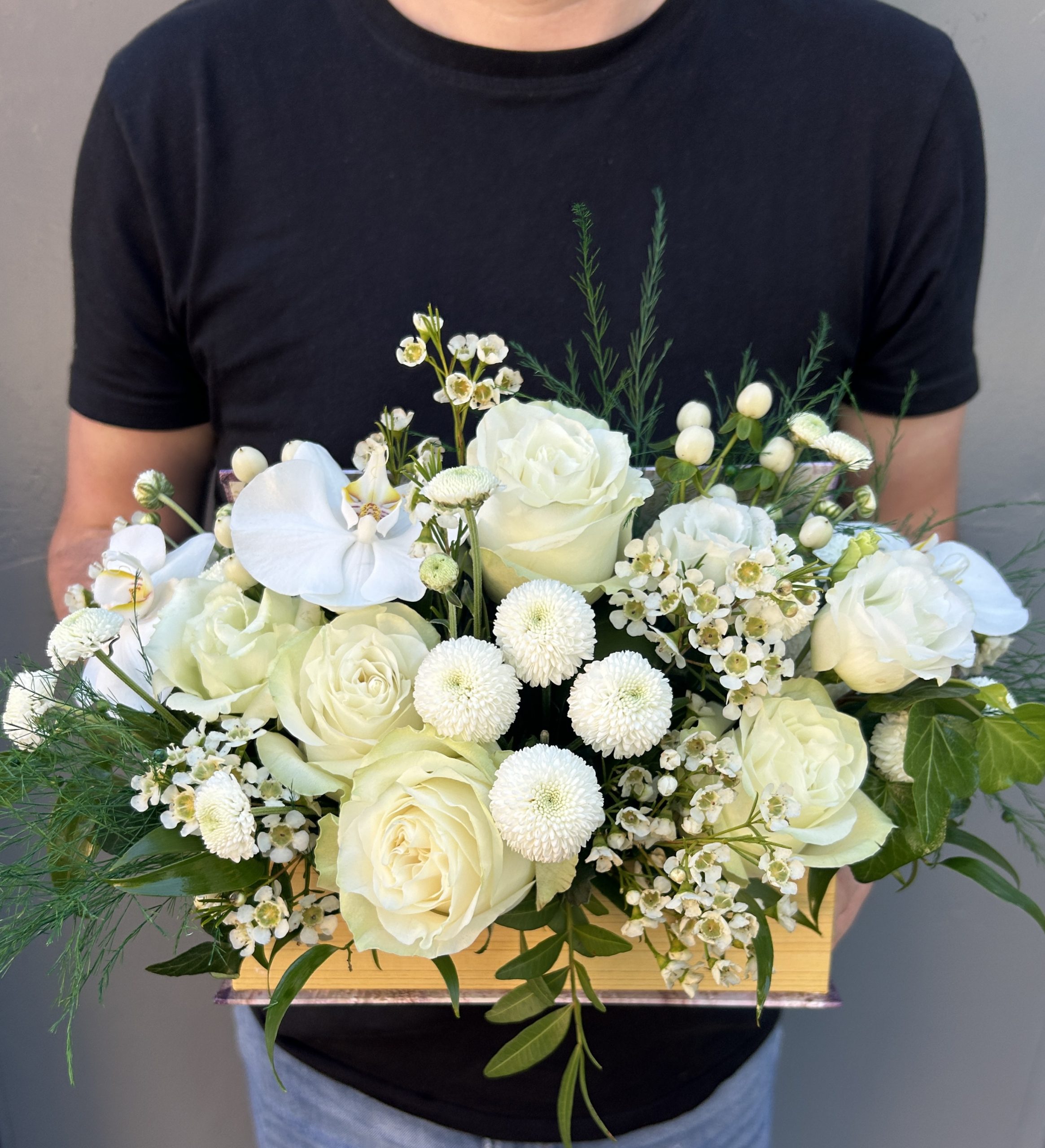 Aranjament floral Carte alba
