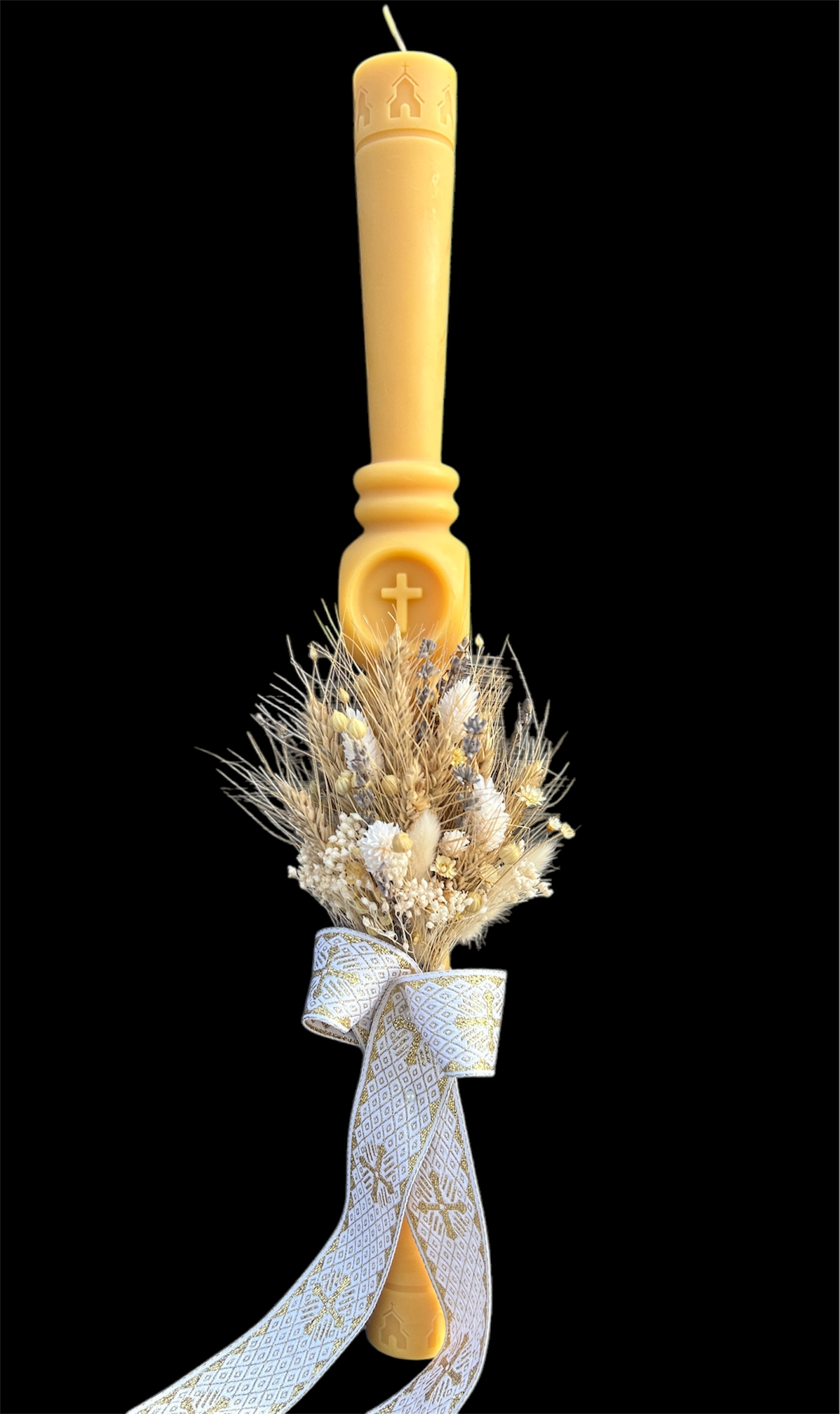 Lumanare pascala preot turnata