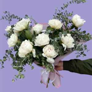 Buchet cu 11 bujori Flori de mai