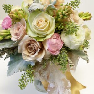 Buchet de cununie cu senecio