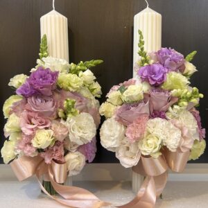 Lumanari cununie boeme canelate