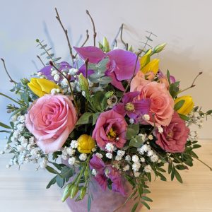 Aranjament floral Cadou cu lalele